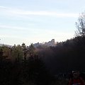 Zamek Zborov ze szlaku ze Zborova na Magurę Stebnicką #góry #beskidy #BeskidNiski #PogórzeOndawskie #MaguraStebnicka #ZamekZborov
