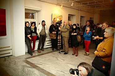 Wernisaż wystawy Wiesława Szumińskiego "Kadisz dla...", galeria Chłodna 20, Suwałki 06.XII.2013 #GaleriaChłodna20 #KadiszDla #Suwałki #SzumińskiWiesław #wernisaż #wystawa