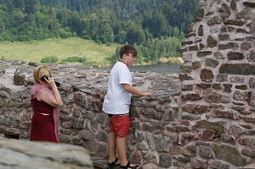 Czorsztyn%2C+zamek+w+Pieninach+nad+Dunajcem. #Czorsztyn