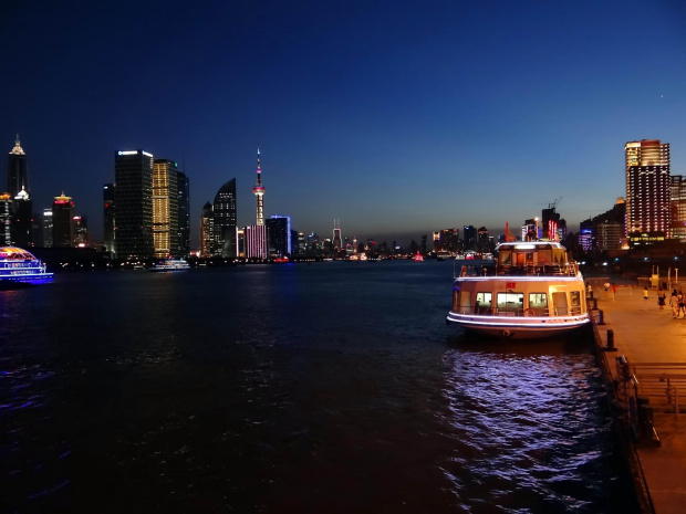 Szanghaj. Rzeka Huangpu. #Chiny