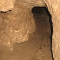Jaskinia krasowa koło Krakowa, wysokość chodnika ok. 60 cm #jaskinia #kras
