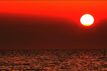 Zachód nad morzem #morze #zachód