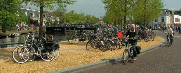 standardowy sposob parkowania rowerów