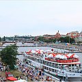 Szczecin w czasie Finału Regat Wielkich Żaglowców.