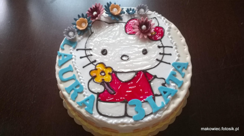 Tort z hello kitty #HelloKitty #kot #TortyOkolicznościowe #tort