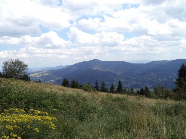 Mogielica z polany Michurowej #góry #beskidy