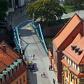 Wrocław - KATEDRA Św. Jana Chrzciciela - Punkt widokowy - Widok na Most Tumski