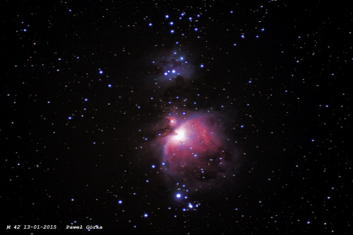 Mgławica M 42 w Orionie
