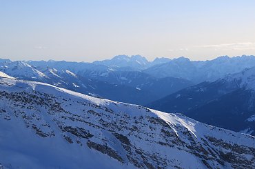 Ośrodek Grossglockner - Heiligenblut, widok z trasy 11 - tylko dla doświadczonych narciarzy :) #Alpy #Austria #Narty #Nassfeld