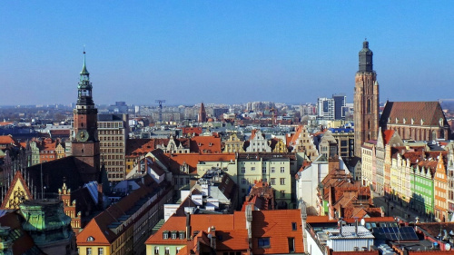 Wrocław - widok z MOSTKU CZAROWNIC