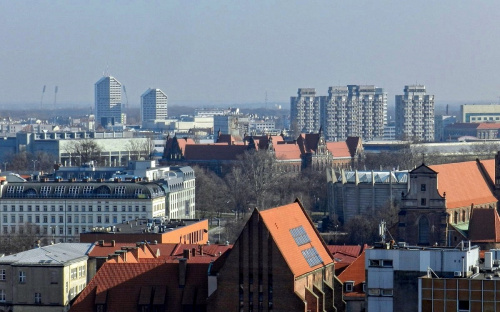 Wrocław - widok z MOSTKU CZAROWNIC