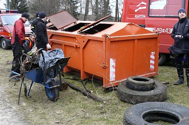 III akcja sprzątania dna Pisy 14.03.2015 #Pisa #Pisz