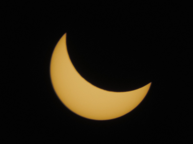Zaćmienie słońca 2015 obserwowane w Chełmie #słońce #zaćmienie