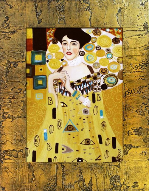 Gustav Klimt -Adele Bloch Bauer -57x47cm Ölgemälde Handgemalt Leinwand Rahmen Sygniert G16959
cena 74,99 euro.
wysylka 0 euro.
malowany recznie