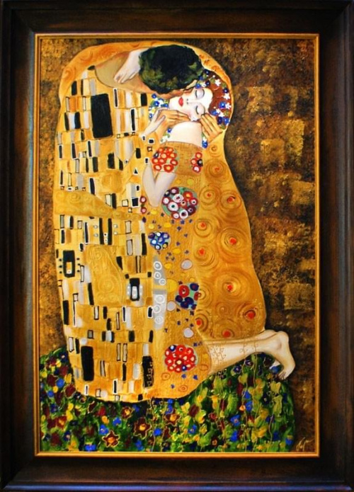 Gustav Klimt - Der Kuss -105x75cm Ölgemälde Handgemalt Leinwand Rahmen Sygniert G16569
cena 229 euro.
wysylka 0 euro.
malowany recznie