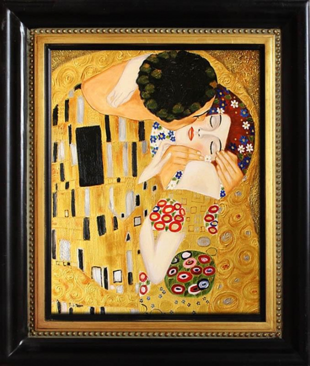 Gustav Klimt - Der Kuss -68x58cm Ölgemälde Handgemalt Leinwand Rahmen Sygniert G17369
cena 129 euro.
wysylka 0 euro.
malowany recznie