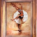 Ballerina- Ölgemälde handgemalt Vintage Rahmen Sygniert 96x76cm, G16109.
199 euro,wys - 0 euro. #kobieta