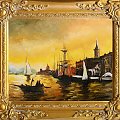 Venedig- Ölgemälde handgemalt Rahmen Sygniert 34x30cm, G05740.
39,99 euro,wys - 0 euro. #wenecja