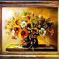 Tytul : Sonnenblumen - Ölgemälde handgemalt Rahmen Sygniert 63x54cm, G00379
119 euro, wys - 0 euro. #kwiaty