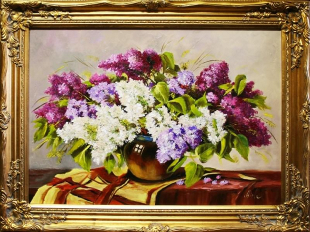 Tytul : Blumen- Ölgemälde handgemalt Rahmen Sygniert 84x63cm, G04382.
149 euro, wys - 0 euro. #kwiaty