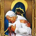 Tytul : Papst Johannes Paul II und Mutter Gottes- Ölgemälde handgemalt Rahmen Sygniert 47x37cm, G01717
69 euro, wys - 0 euro. #Papiez