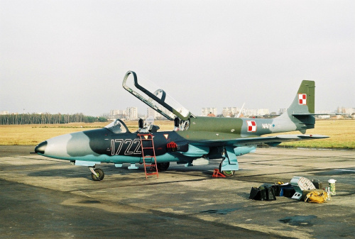 TS-11 Iskra number 1722 during service in Polish Navy Aviation