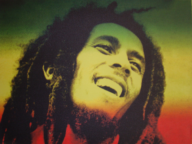 Bob Marley-Leinwandbild 90x60cm, dzial druck, od 1e na 7dni, prosze poprawic ostrosc i przyciac zdjecie